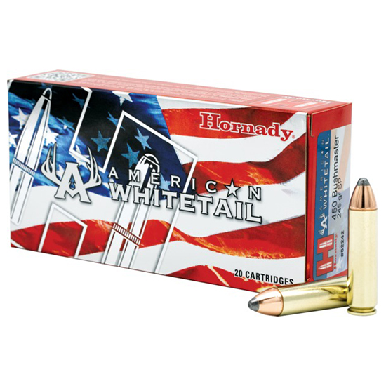 HORN AMERICAN WHITETAIL 450BUSH 245GR SP 20/10 - Sale